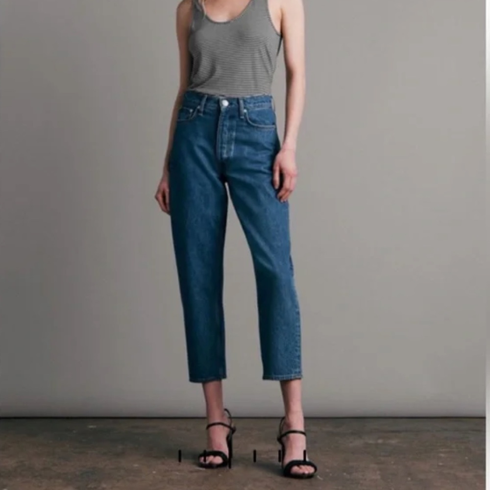Rag & Bone High Waisted Barrel Leg Jean